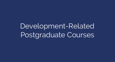Development-Related Postgraduate Courses