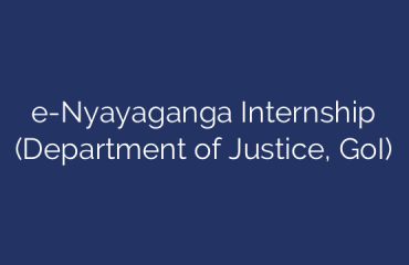 e-Nyayaganga Internship (Department of Justice, GoI)